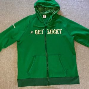 Pristine Get Lucky Zipped Hoodie NWOT